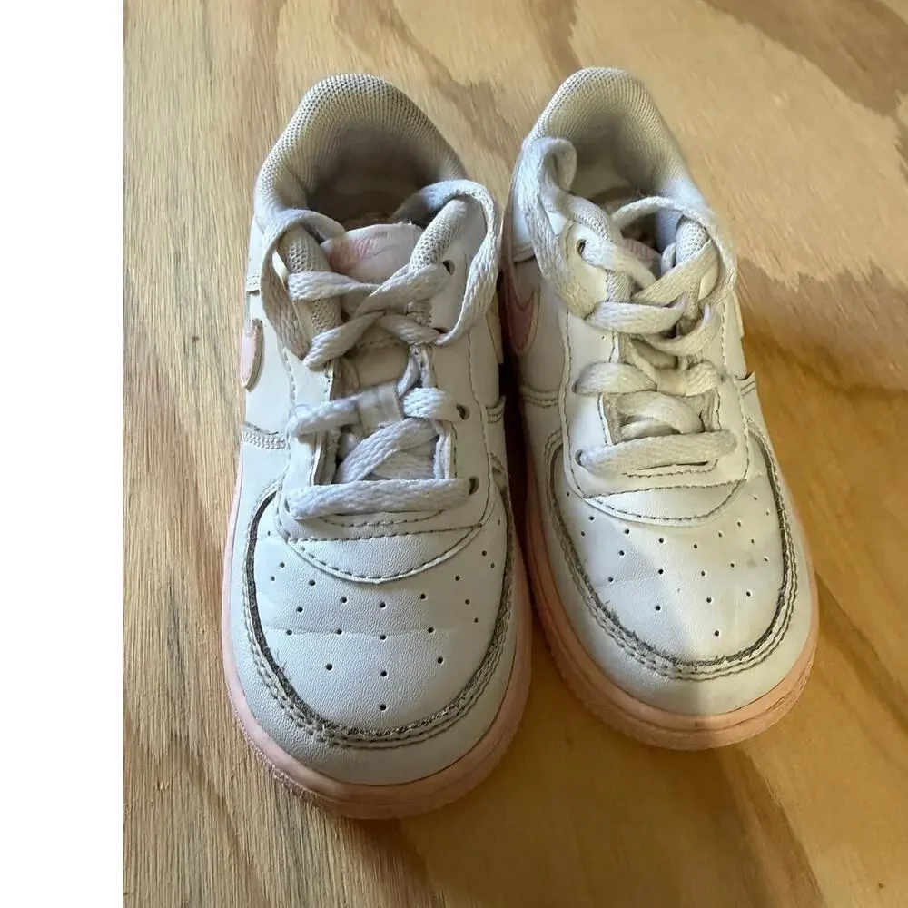 Toddler Nike 8c Pink/White Sneakers‎ Shoes Low Top